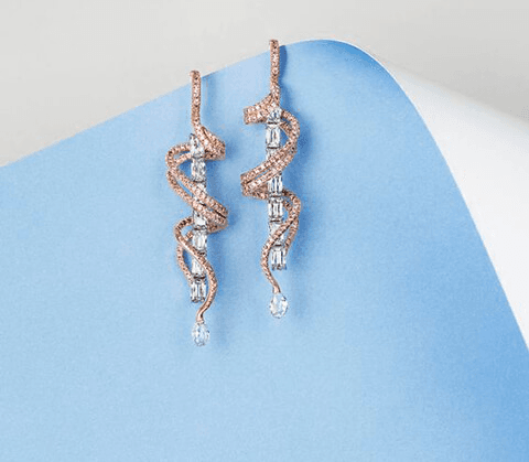 Gold Jhumka Earrings